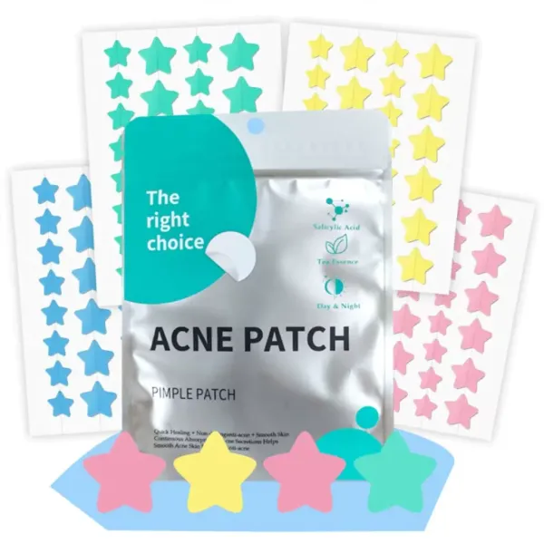 cartela com 40 adesivos para acne patch