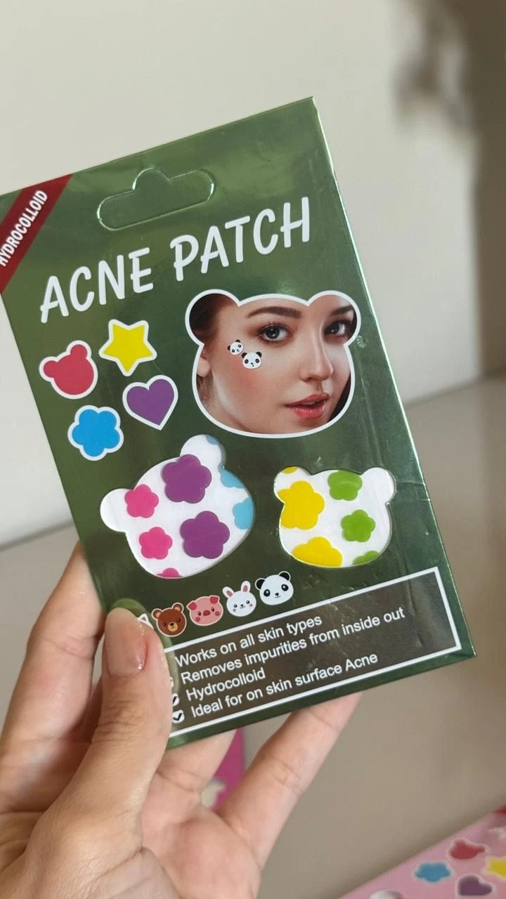 cartela com 36 adesivos para acne espinhas patch- formatos aleatórios - 3