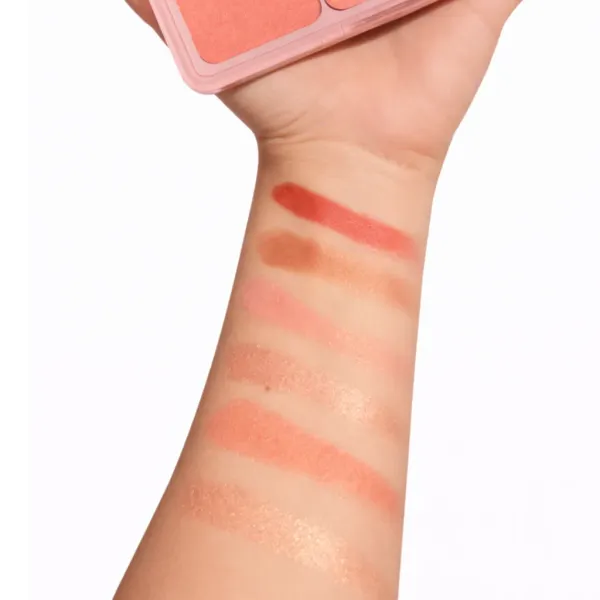 paleta de blush e iluminador flash cheeks- ruby rose- linha rosa - imagem 2