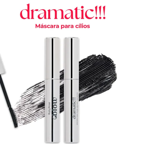 máscara para cílios dramatic!!! - linha blow -ruby rose