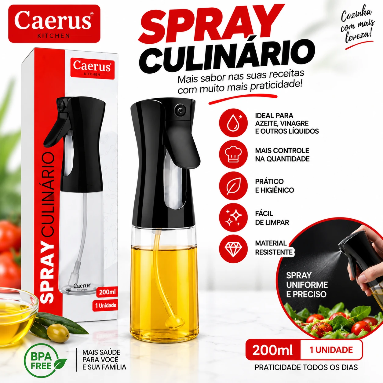 SPRAY CULINÁRIO 200ml - 1
