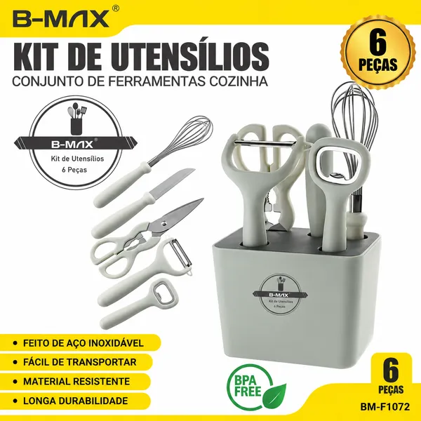 Kit de Utensílios B-MAX 6 Peças