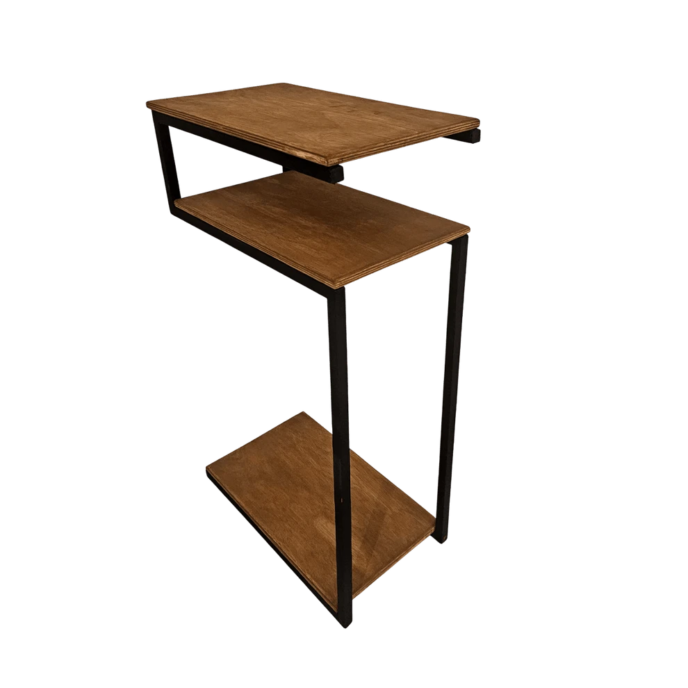 Mesa de apoio lateral industrial em S - 2