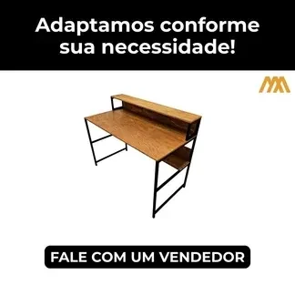 Mesa Escrivaninha Industrial Arturo - 7