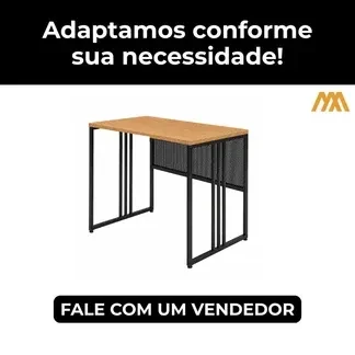 Mesa Escrivaninha Industrial Atlas - 5