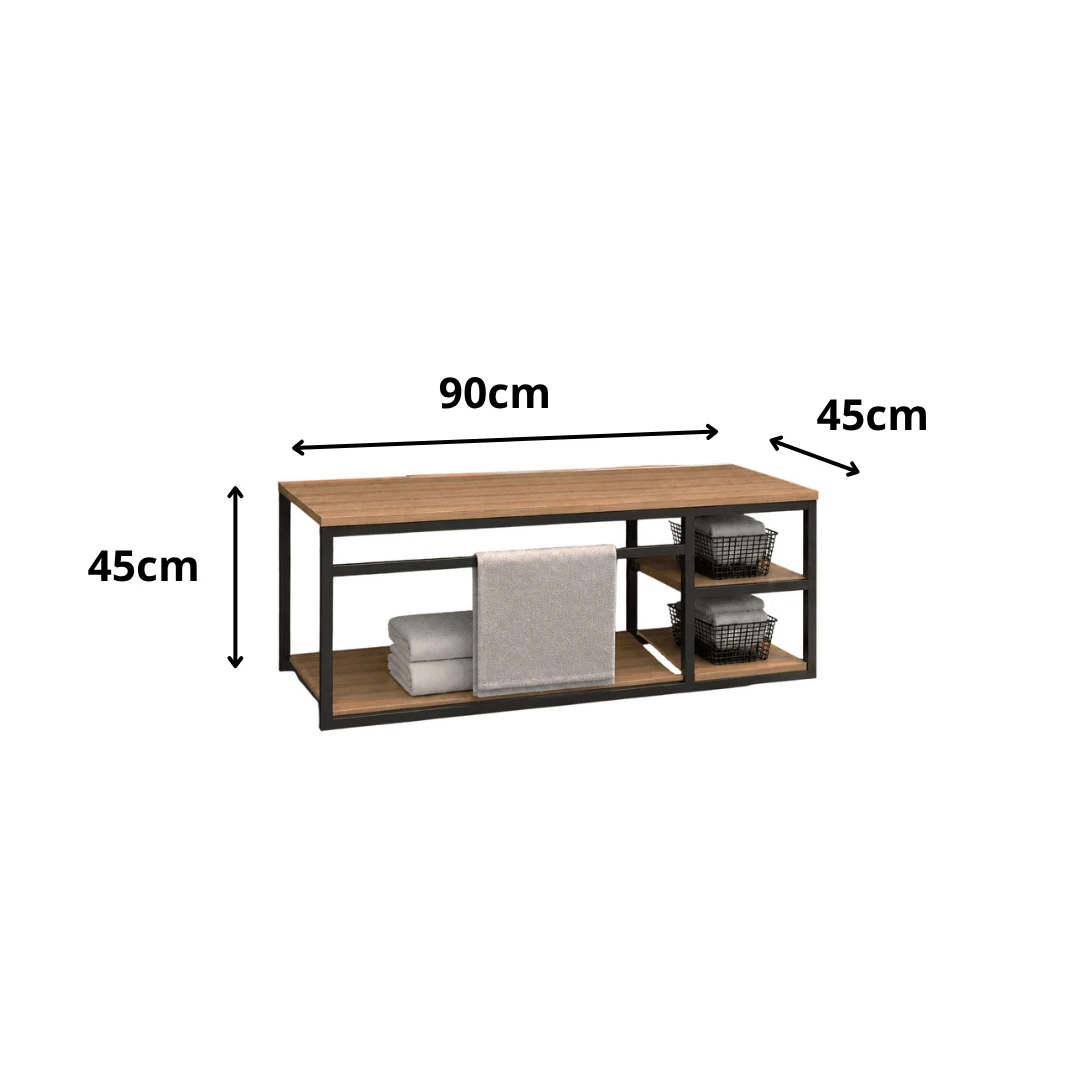 Gabinete para Banheiro Estilo Industrial Lux - 3