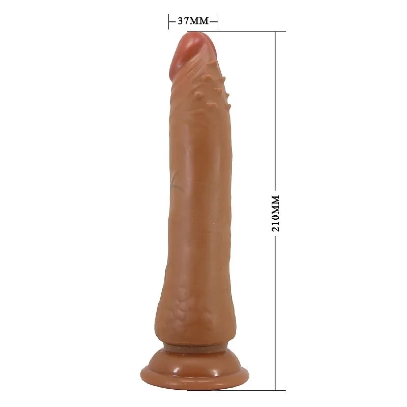 Pênis Realístico com Ventosa - 20.0 x 3.7 cm (9192) - 5