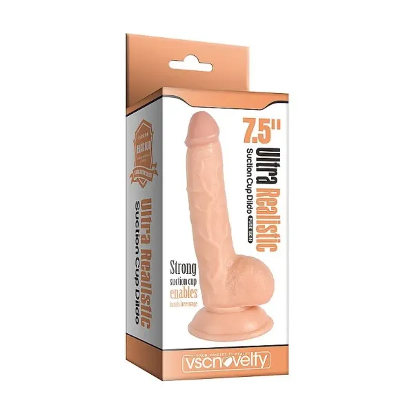 Pênis Realístico Ultra com Ventosa - 19,0 X 3,5 cm (7637) - imagem 3