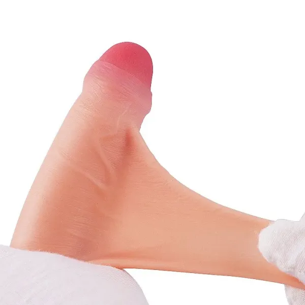 Dildo Super Realístico Dupla Camada - Ventosa - 18,3 X 3,4 cm (8001) - imagem 2