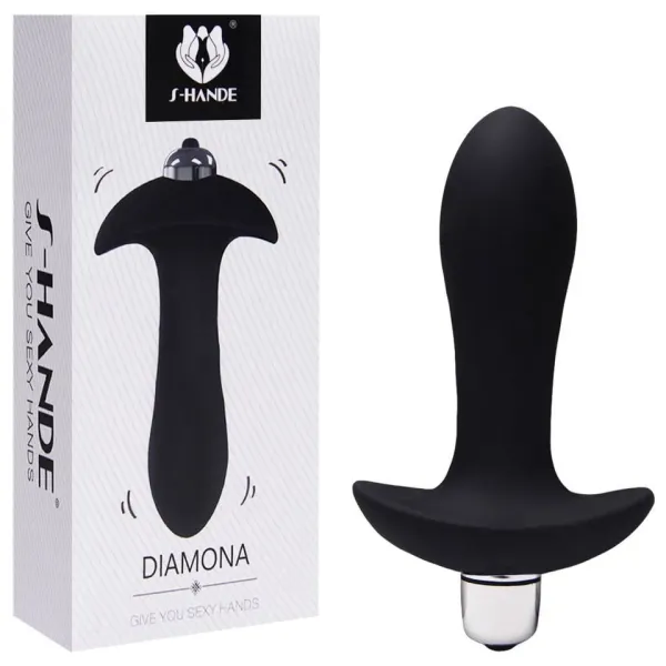 Plug Anal Com Víbrio - Preto - imagem 1