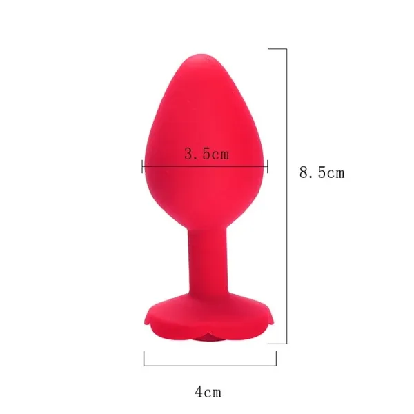 Plug Anal em silicone - Tamanho M (7909) - imagem 2