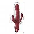 Vibrador de Ponto G e Clitóris com Vai e Vem - Verde (8244) - imagem 2