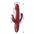 Vibrador de Ponto G e Clitóris com Vai e Vem - Verde (8244) - 2