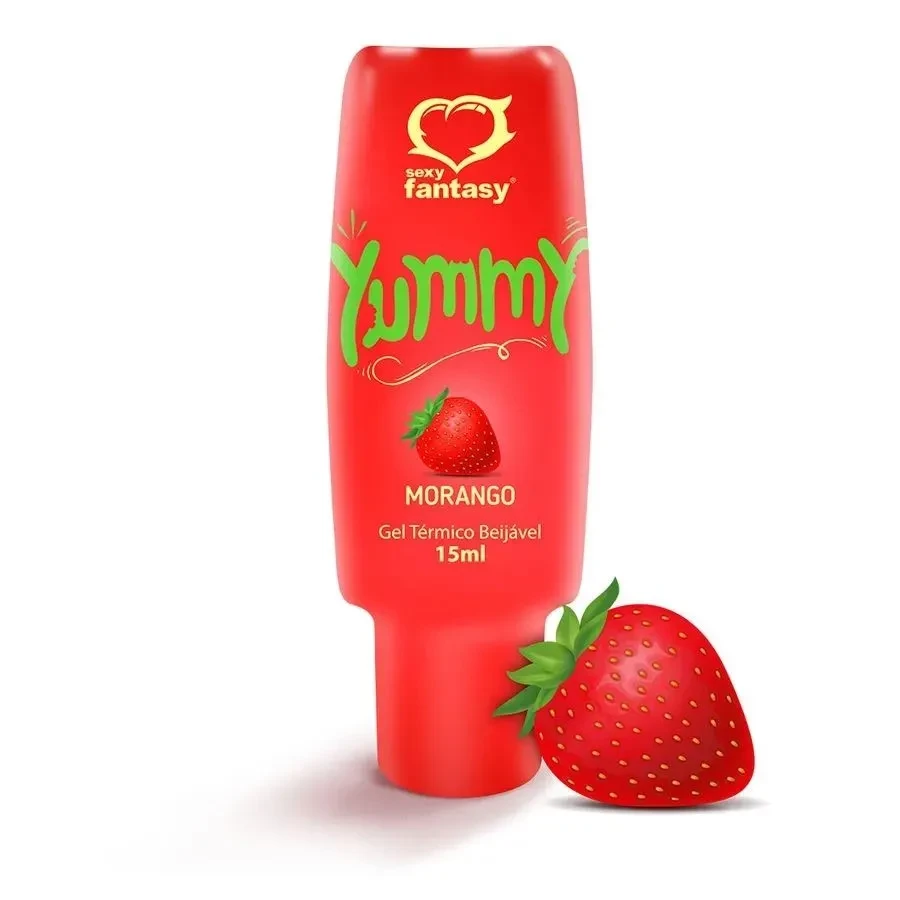 Yummy Gel Comestível - Morango  - 1