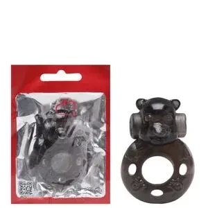 Anel Peniano Com Vibro - Preto - 1
