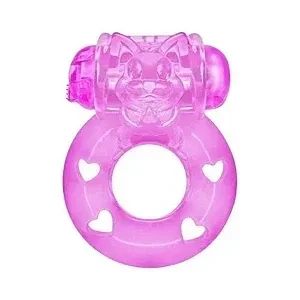 Anel Peniano Com Vibro - Rosa - 1