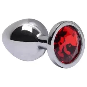 Plug Anal Redondo - M - Vermelho - 1