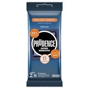 Preservativo Prudence - Super Sensitive 6 Unidades  - 1