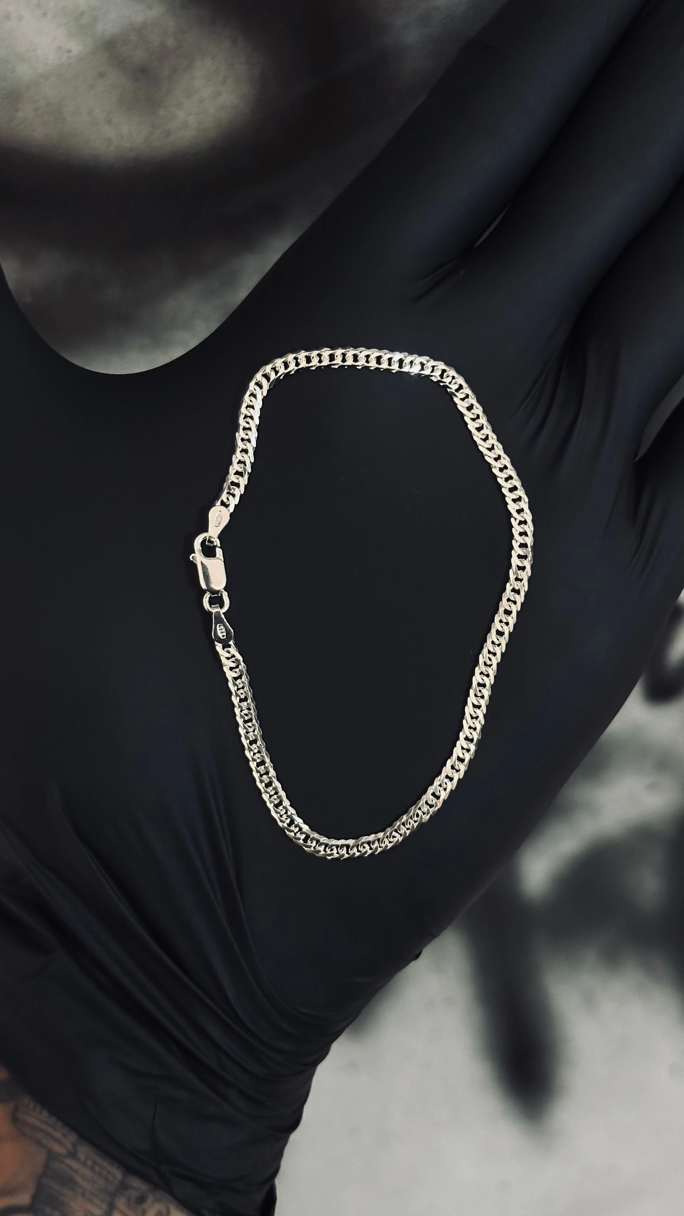 Pulseira Elo Duplo 3mm 21cm - 2