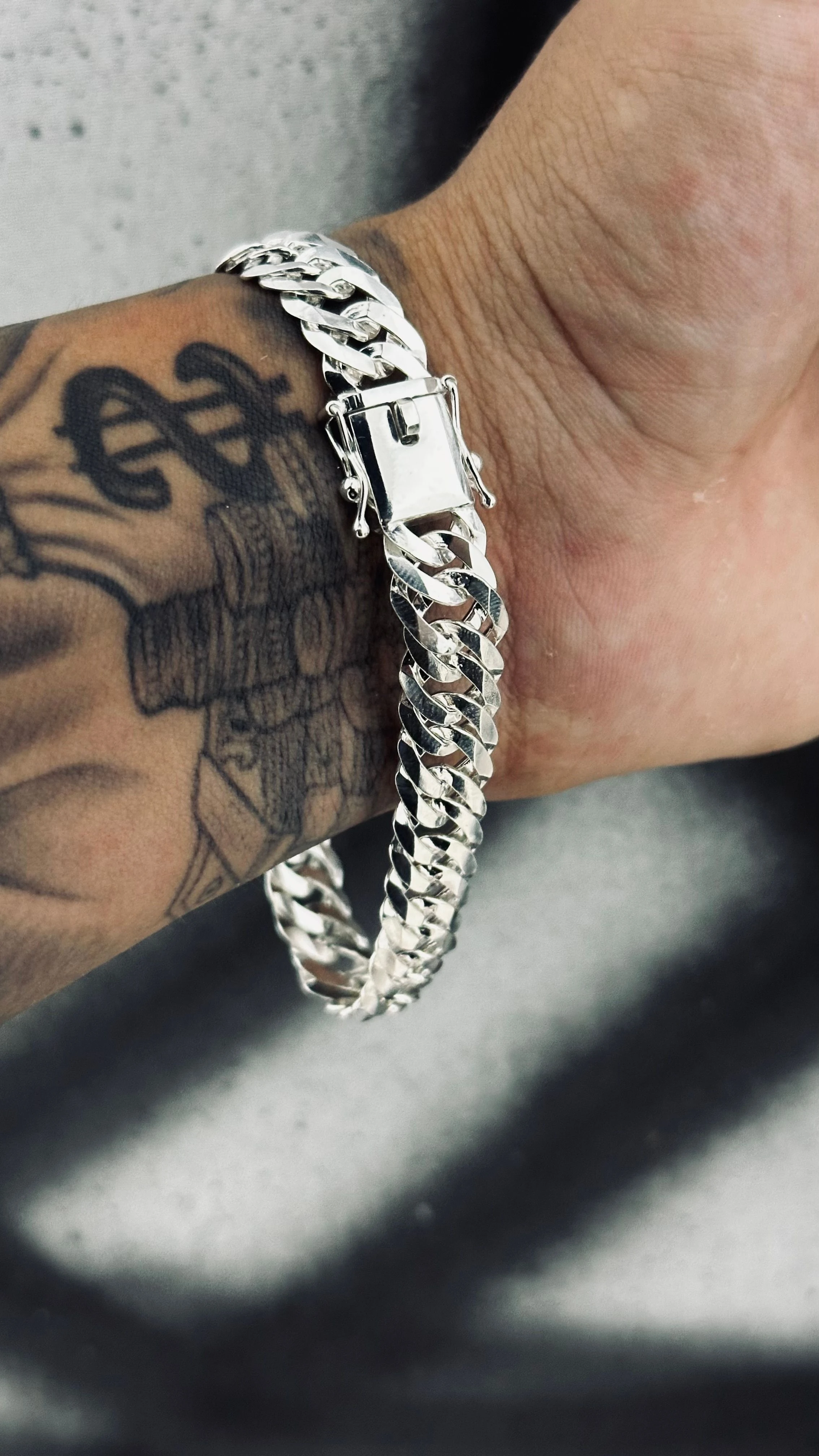 Pulseira Elo Duplo 10mm 21cm - Fecho Gaveta - 1