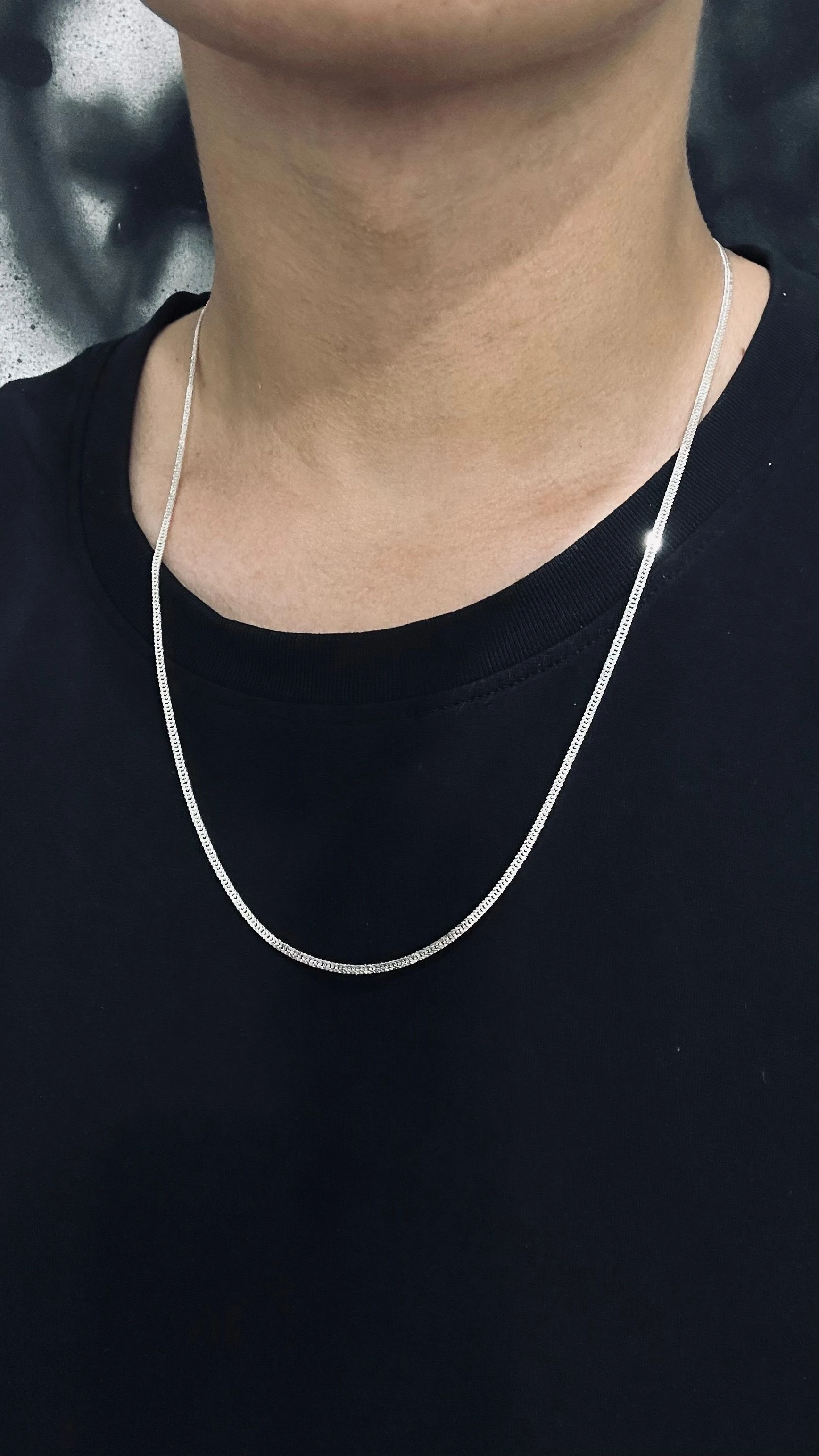 Corrente Elo Duplo 2mm 60cm - 1