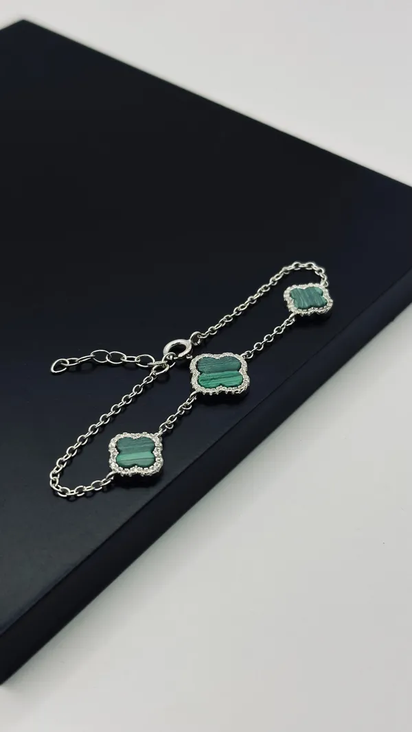 Pulseira 3 Trevos Verde 