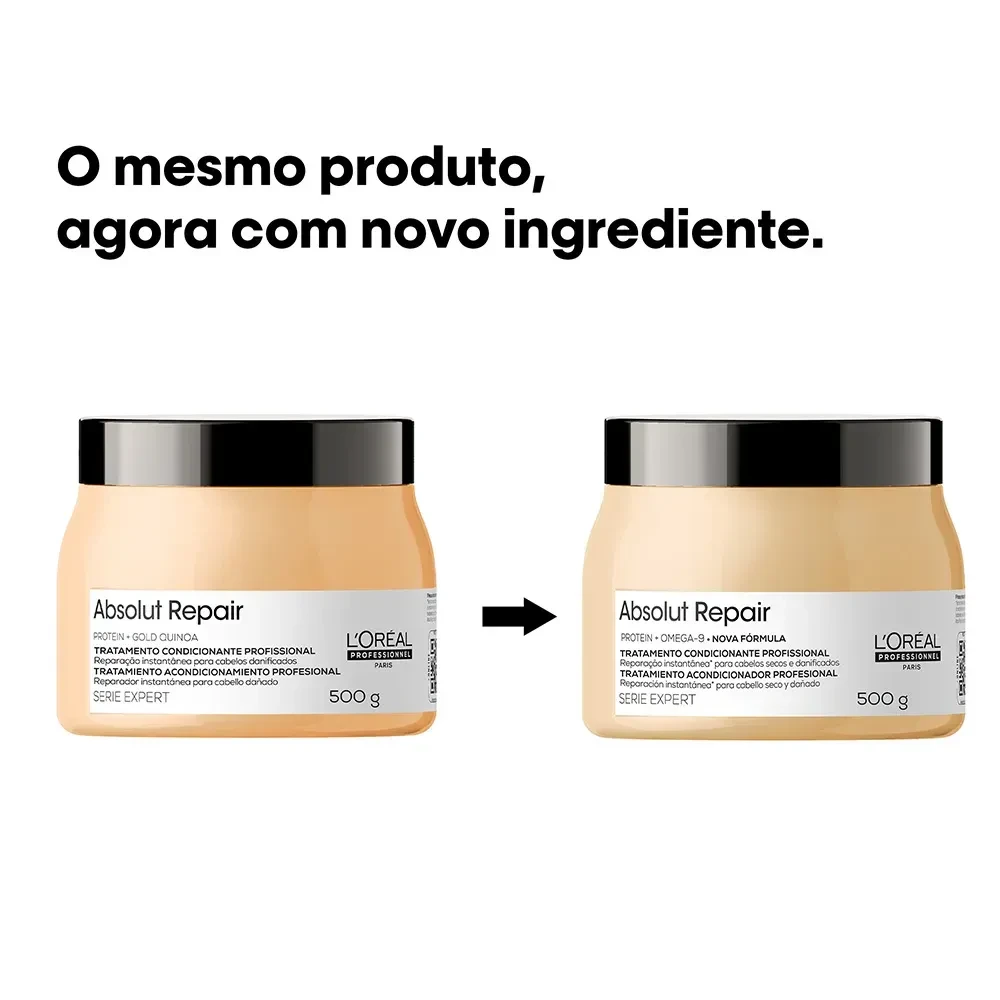 máscara L'Oréal Professionnel Absolut Repair Protein + Omega-9 - 3
