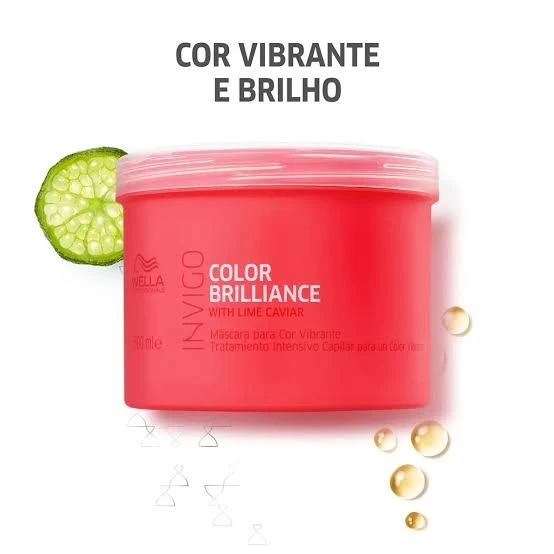 Máscara Wella Professionals Invigo Color Brilliance  - 1