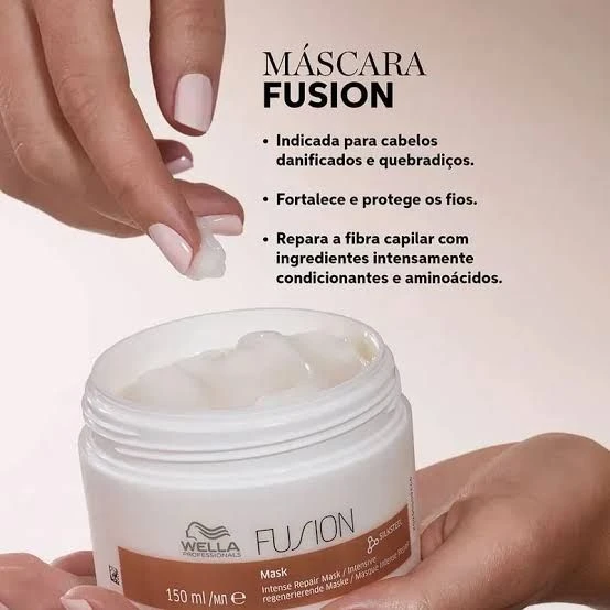 Máscara Wella Professionals Fusion - 3