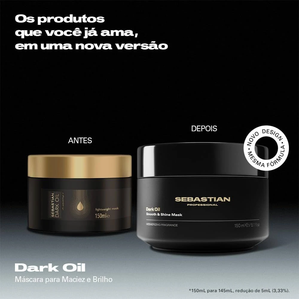 Sebastian Professional Dark Oil Smooth & Shine Mask  - 2