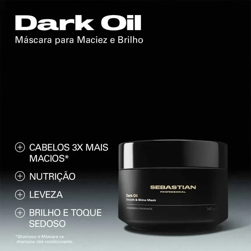 Sebastian Professional Dark Oil Smooth & Shine Mask  - 1