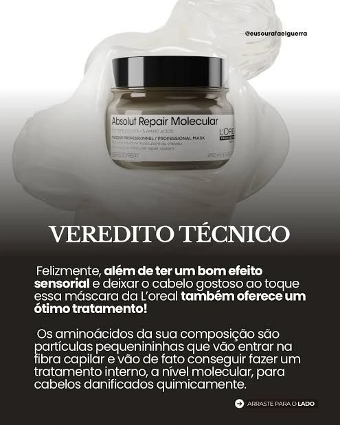 máscara capilar Absolut Repair Molecular - 3