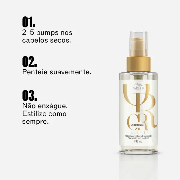Óleo Wella Professionals Oil Reflections Light - imagem 2