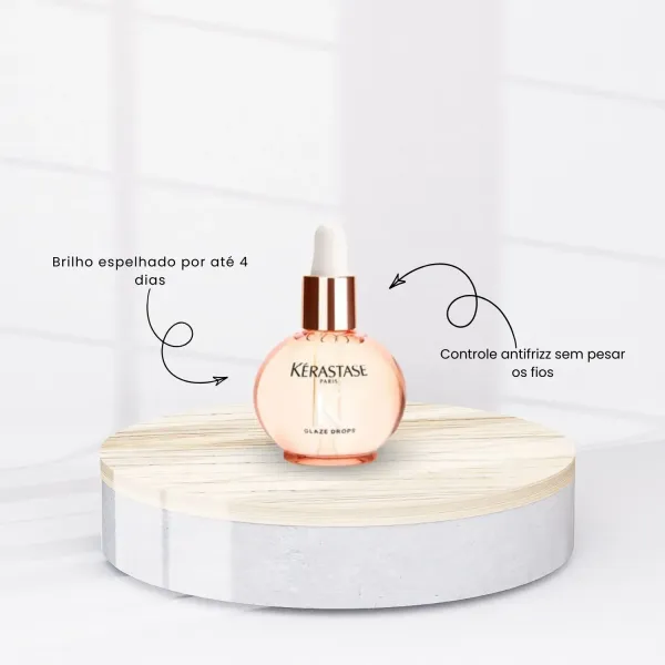 Óleo finalizador Kérastase Gloss Absolu Glaze Drops - imagem 1