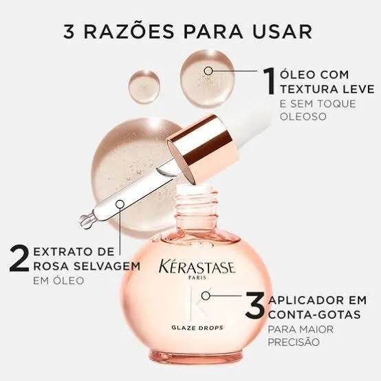 Óleo finalizador Kérastase Gloss Absolu Glaze Drops - imagem 3
