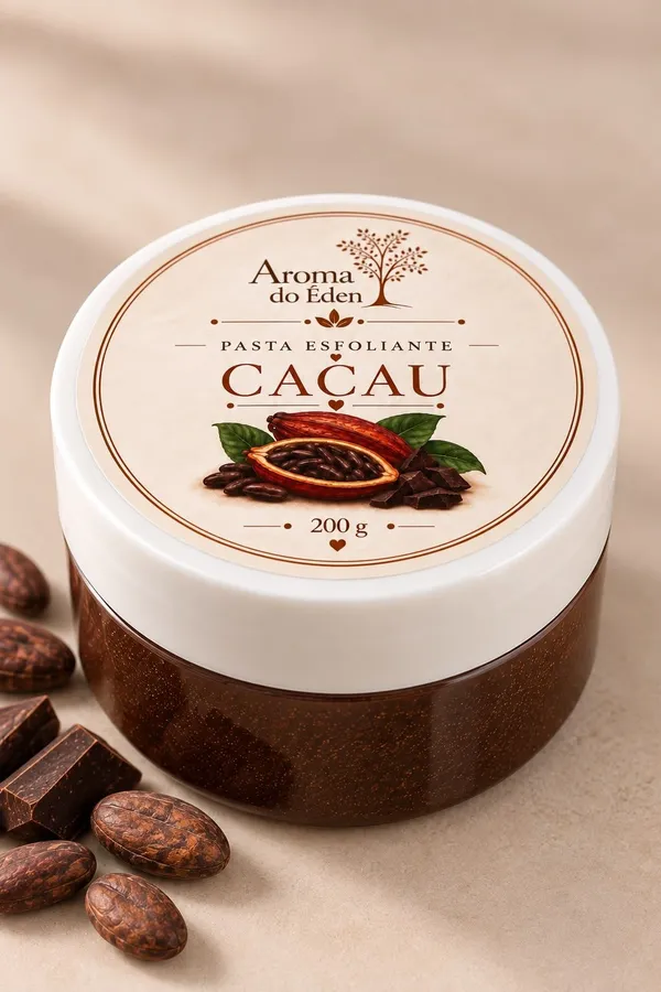 Pasta Esfoliante Corporal Cacau