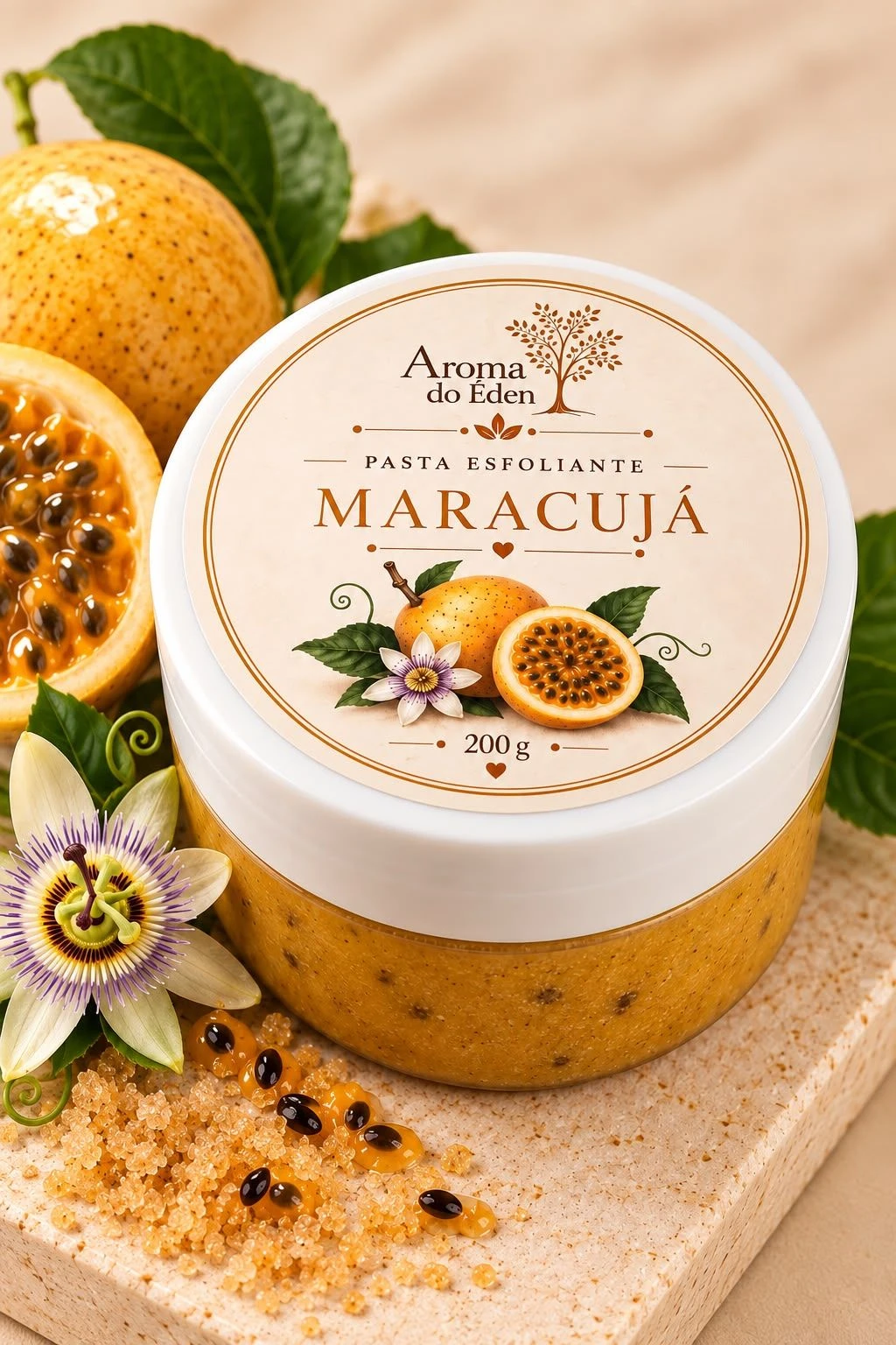 Pasta Esfoliante Corporal de Maracujá - 1