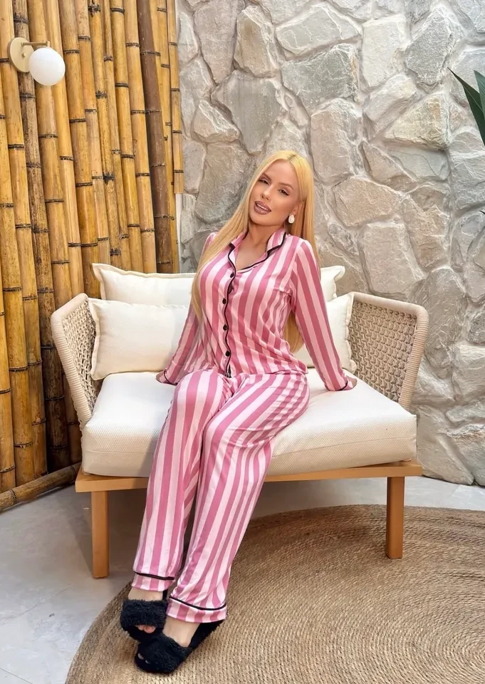 Pijama Americano com botões  - 1