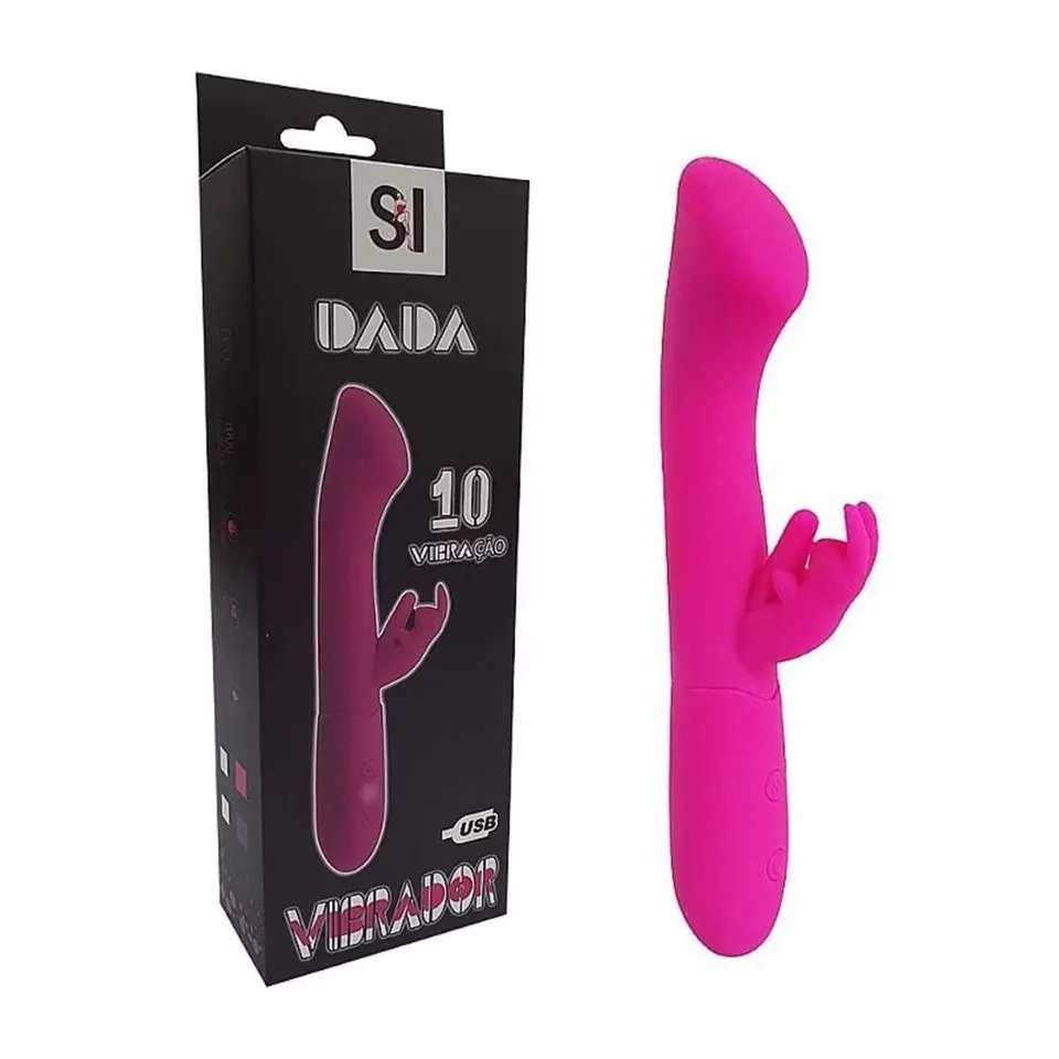 Vibrador estimulador de ponto g e clítoris silicone macio, silencioso e recarregável  - 1