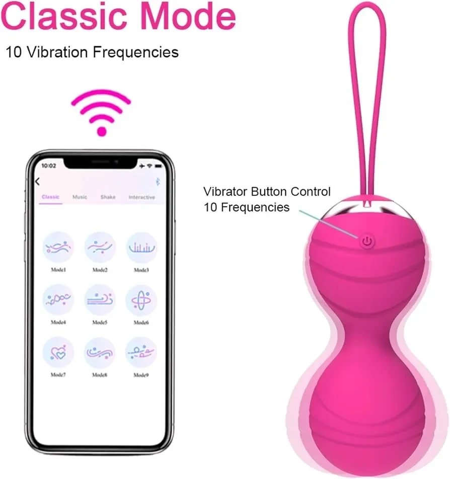 Vibrador casal controle por aplicativo  - 5