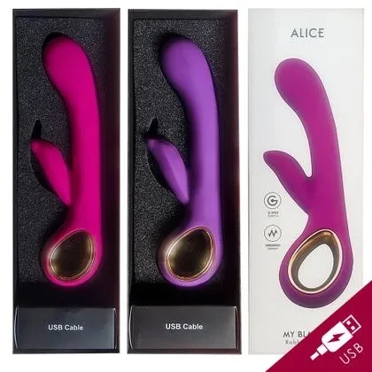 Vibrador com estimulador de clitóris  - 3