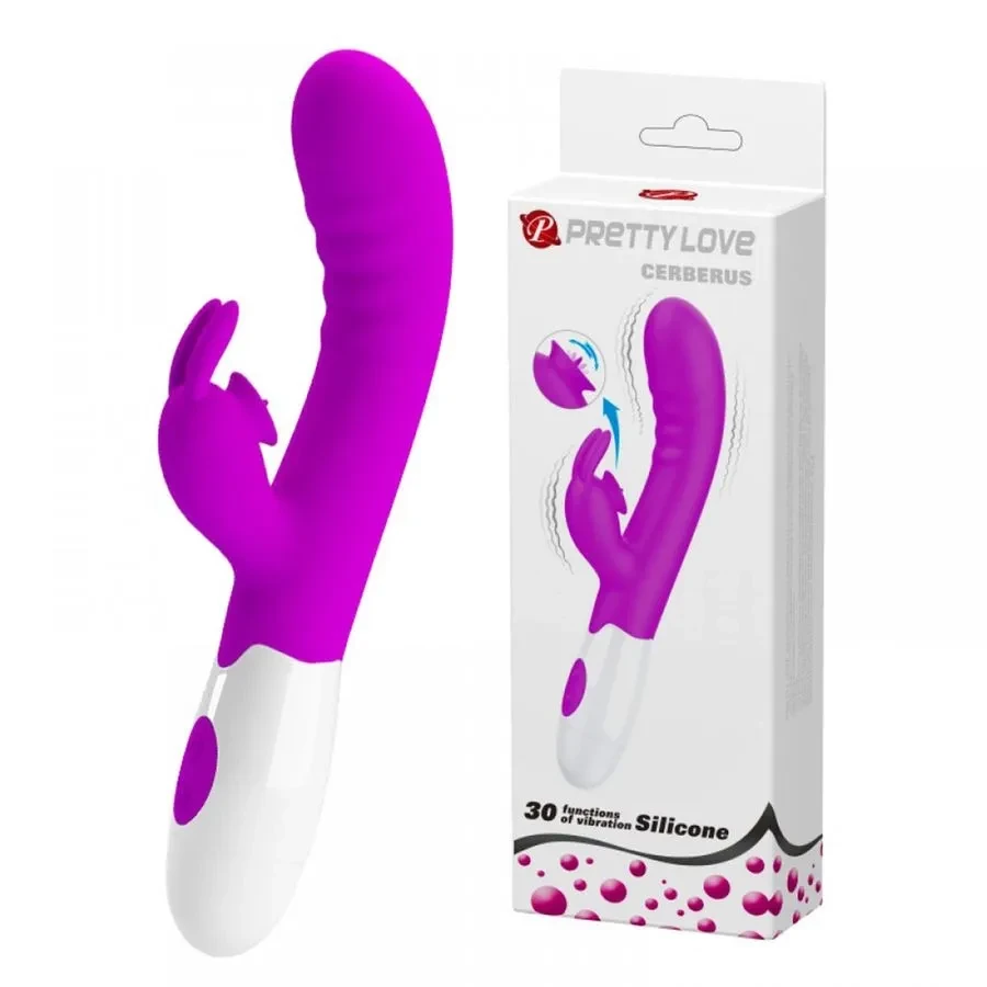 Vibrador com estimulador de clitoriano e simulador de oral com 30 modos de vibração  - 5