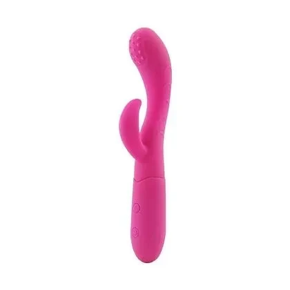 Vibrador com estimulador de clitóris recarregável  - 3