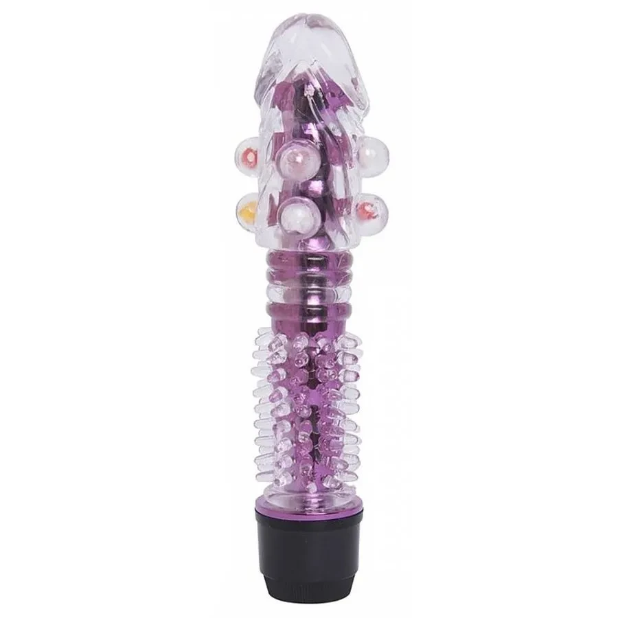Vibrador Personal com capa peniana texturizada não acompanha pilha  - 2