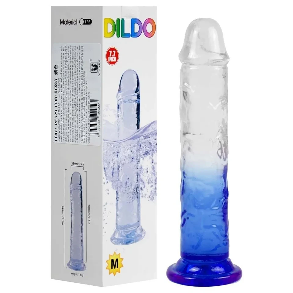 Prótese color Jelly 19,5cm - 2