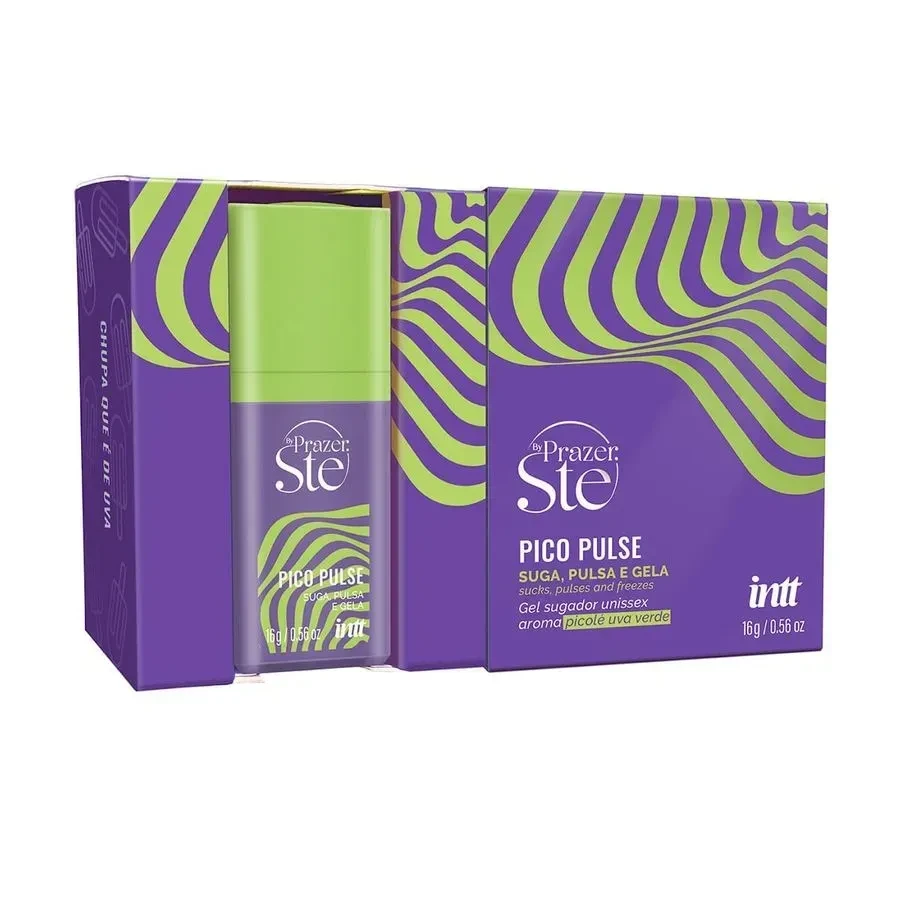 Pico Pulse gel sugador unissex suga pulsa e gela  - 2