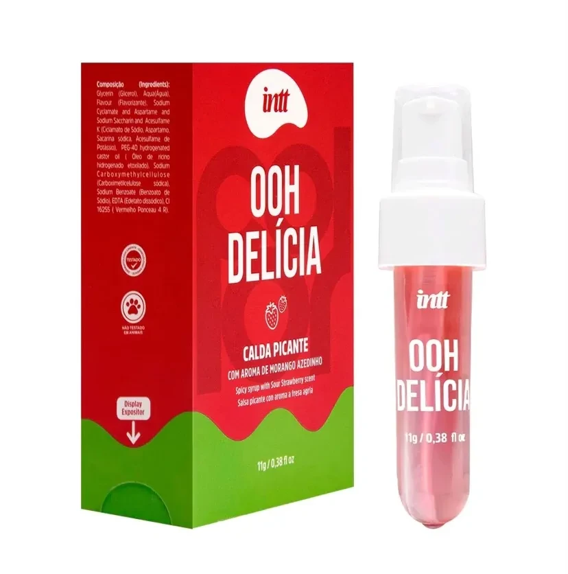 OOH DELÍCIA CALDA PICANTE SABOR MORANGO AZEDINHO 11g - 1