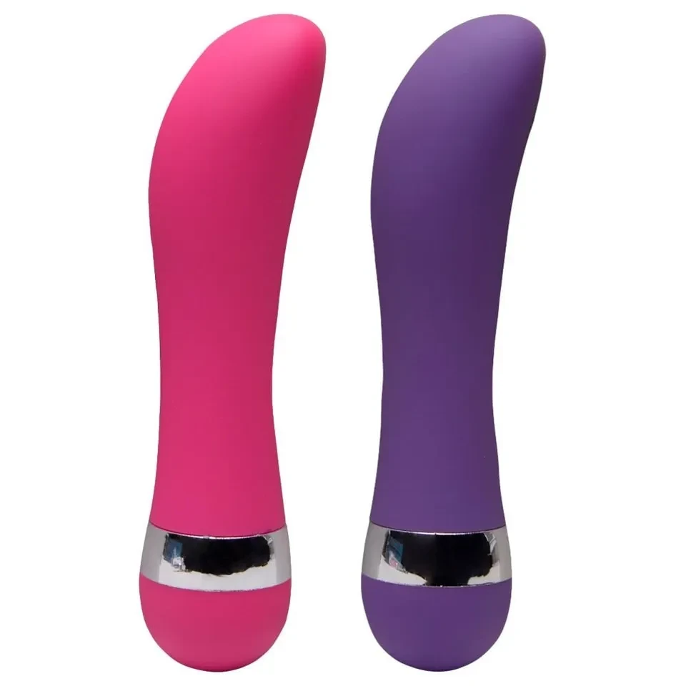 Vibrador Ponto G Aveludado Acompanha Pilha - 1