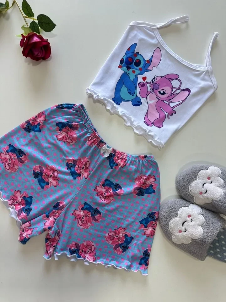 Pijaminha Stitch - 1