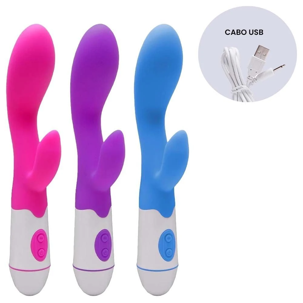 Vibrador Ponto G Recarregável  30 modos de vibração  - 2